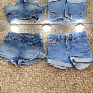 Toddler Girl 2T/3T jean shorts bundle